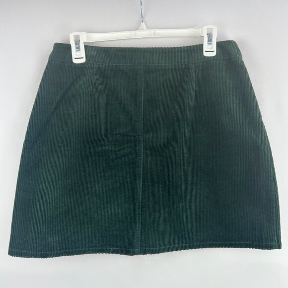 NWOT Twik preppy green corduroy mini skirt – Size Medium - Picture 2 of 5